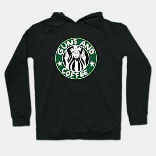 guns and coffee Hoodie